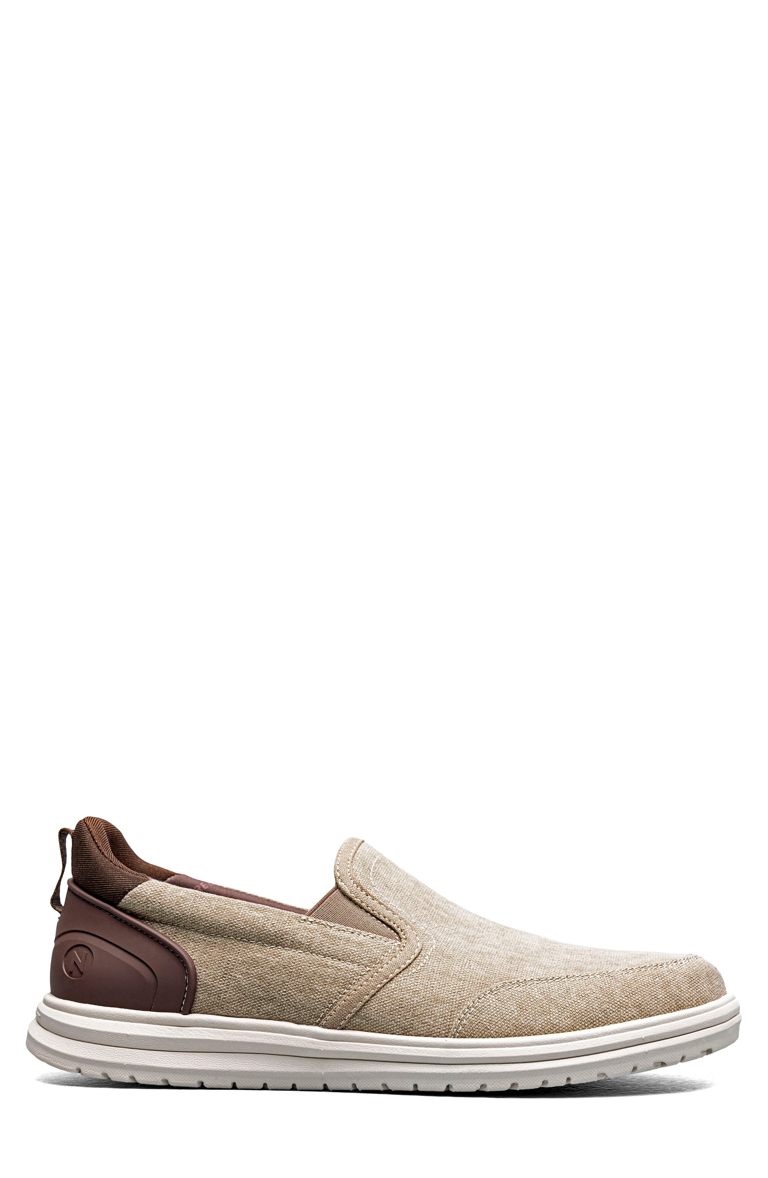 Brew City EZ Hands Free Slip-On Sneaker - Wide Width Available, Alternate, color, STONE MULTI