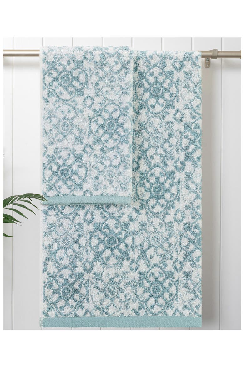 Aziza 4-Piece Bath Essentials Set, Alternate, color, FORGET ME NOT BLUE