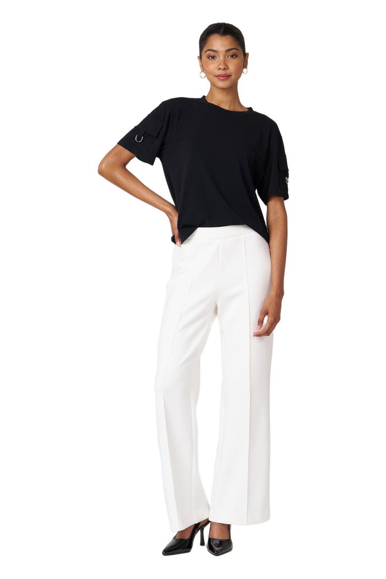 Cargo Short Sleeve Top, Main, color, Black