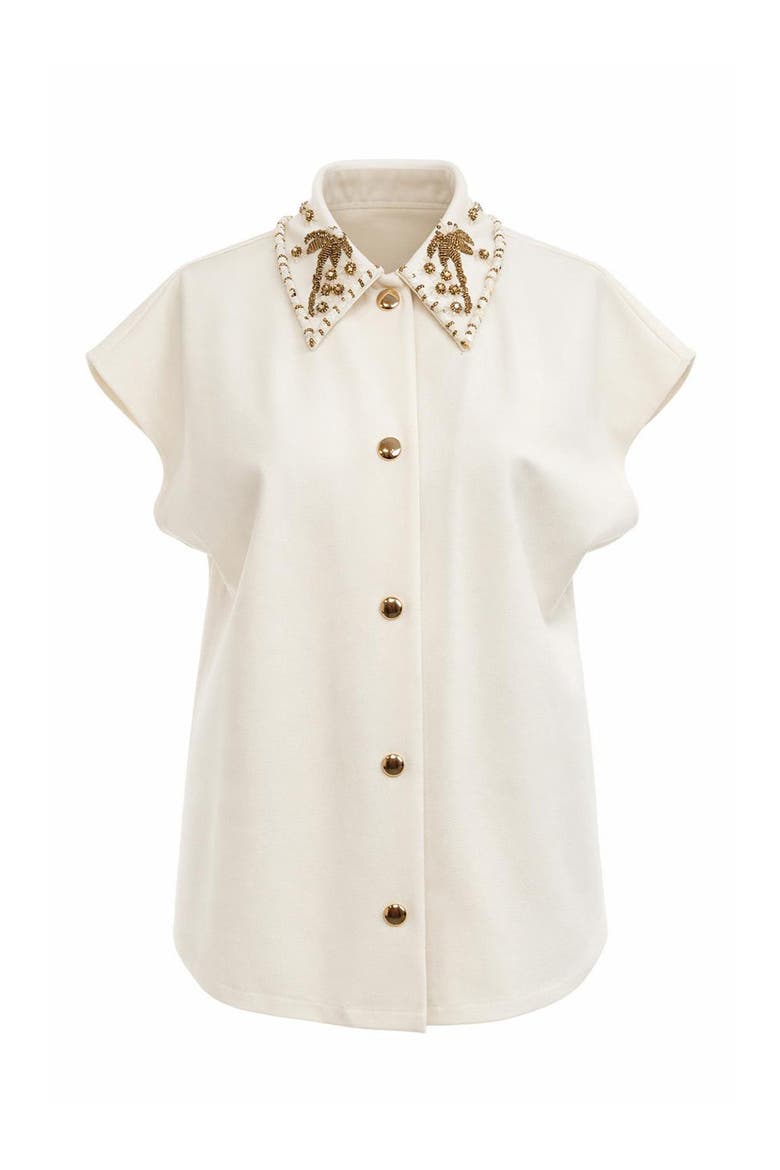 Laila Shirt, Alternate, color, ECRU