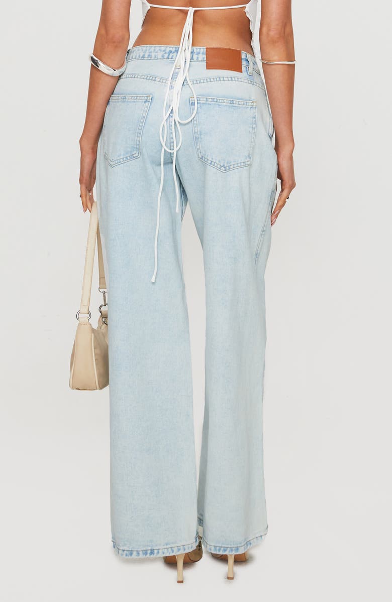 Princess Polly Brayden Relaxed Wide Leg Jeans, Alternate, color, 