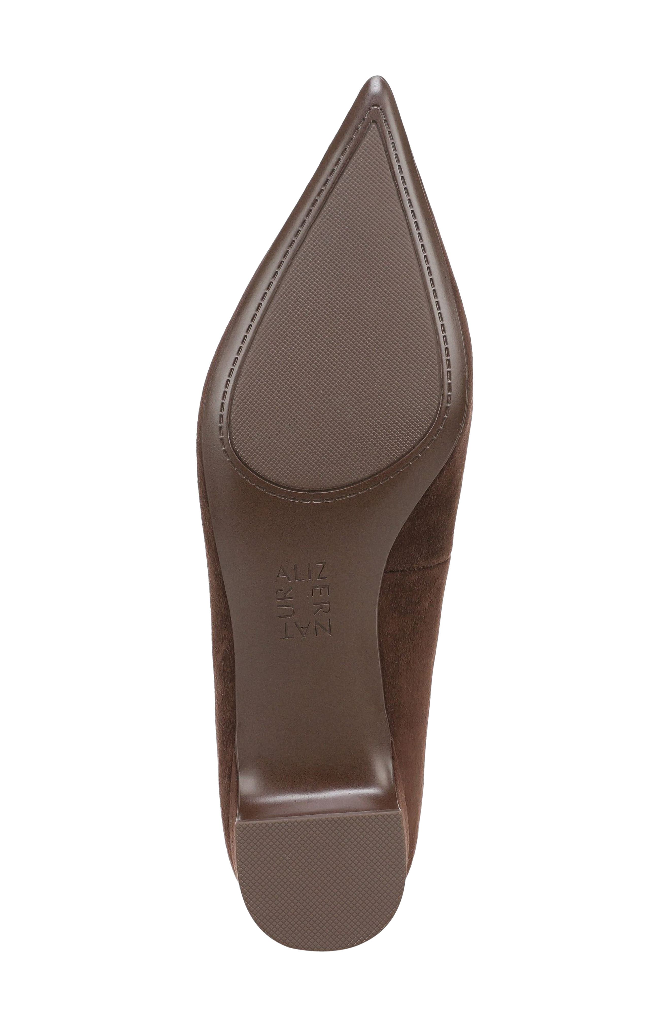 Rumi Slingback Bit Loafer Pump, Alternate, color, CHOCOLATE SUEDE