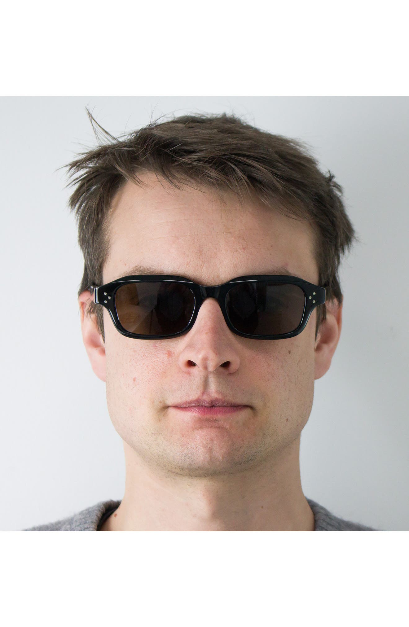 CELINE 3 Dots 52mm Rectangle Sunglasses (Men) | Nordstrom