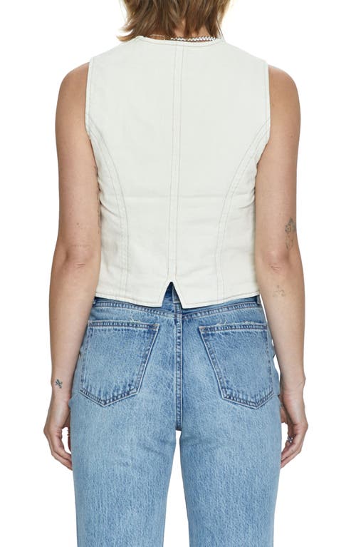 Pistola Vero Cotton Button-up Vest In Sand