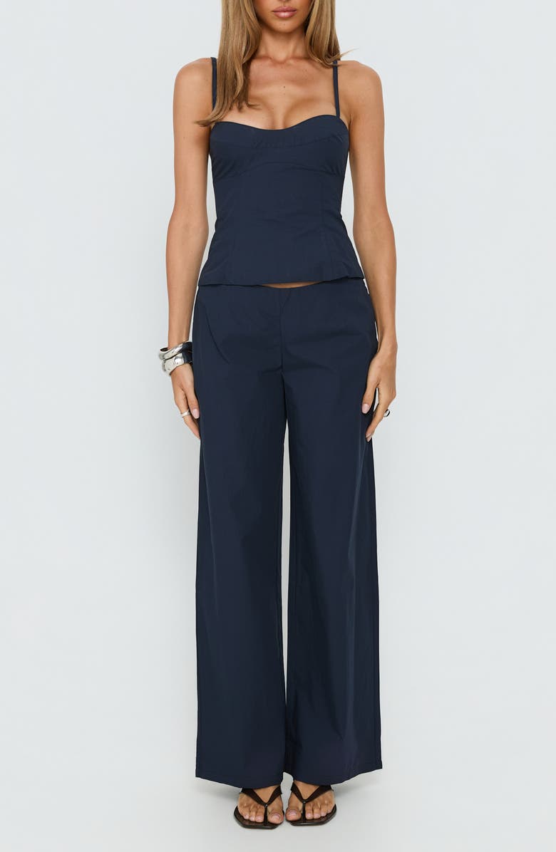 Princess Polly Kierstyn Cotton Camisole & Pants Set, Main, color,