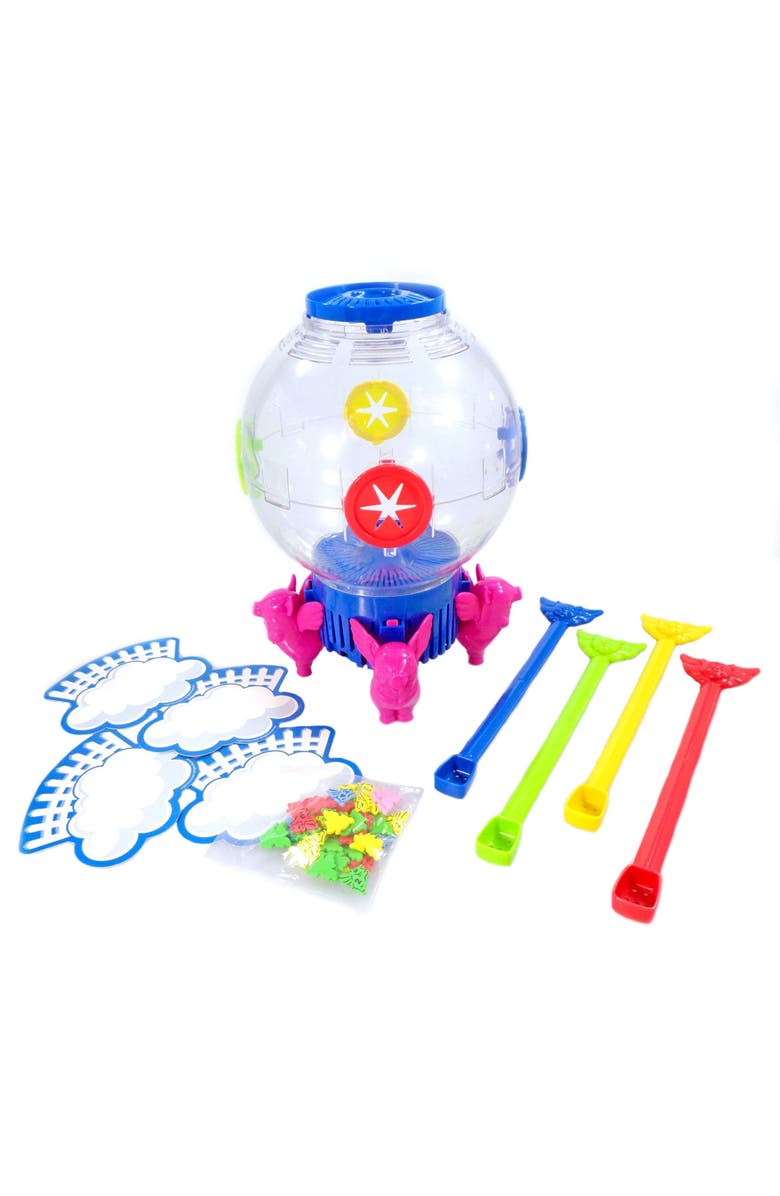 CRA-Z-ART Crazart "Help The Farmer Catch His Pigs" The Flying Pigs Game, Main, color, Multicolored