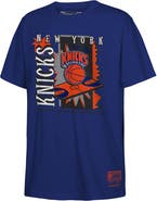 Mitchell & Ness Youth Mitchell & Ness Blue New York Knicks Retro '90s Poster T-Shirt