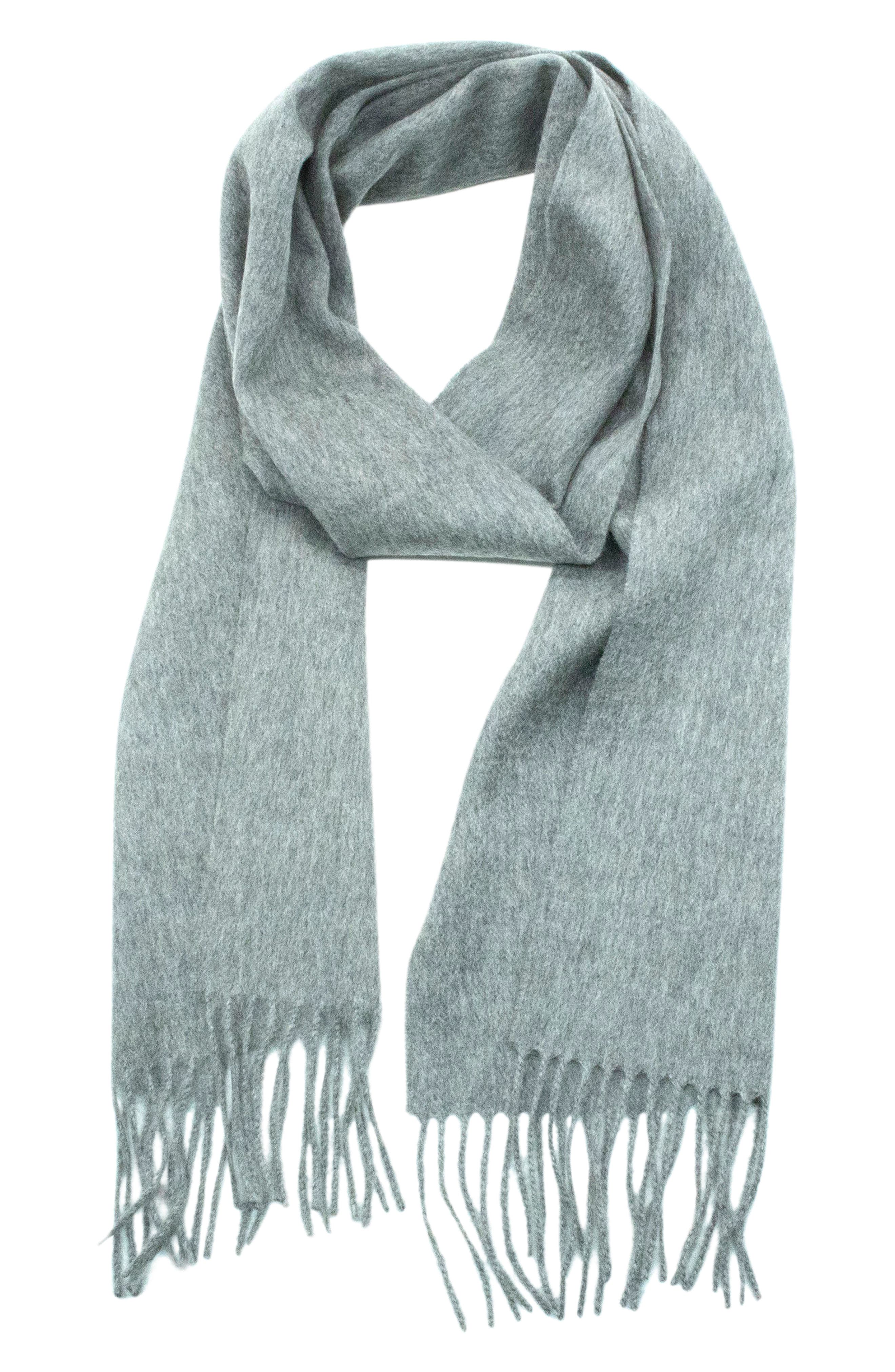 Portolano Fringe Trim Cashmere Scarf