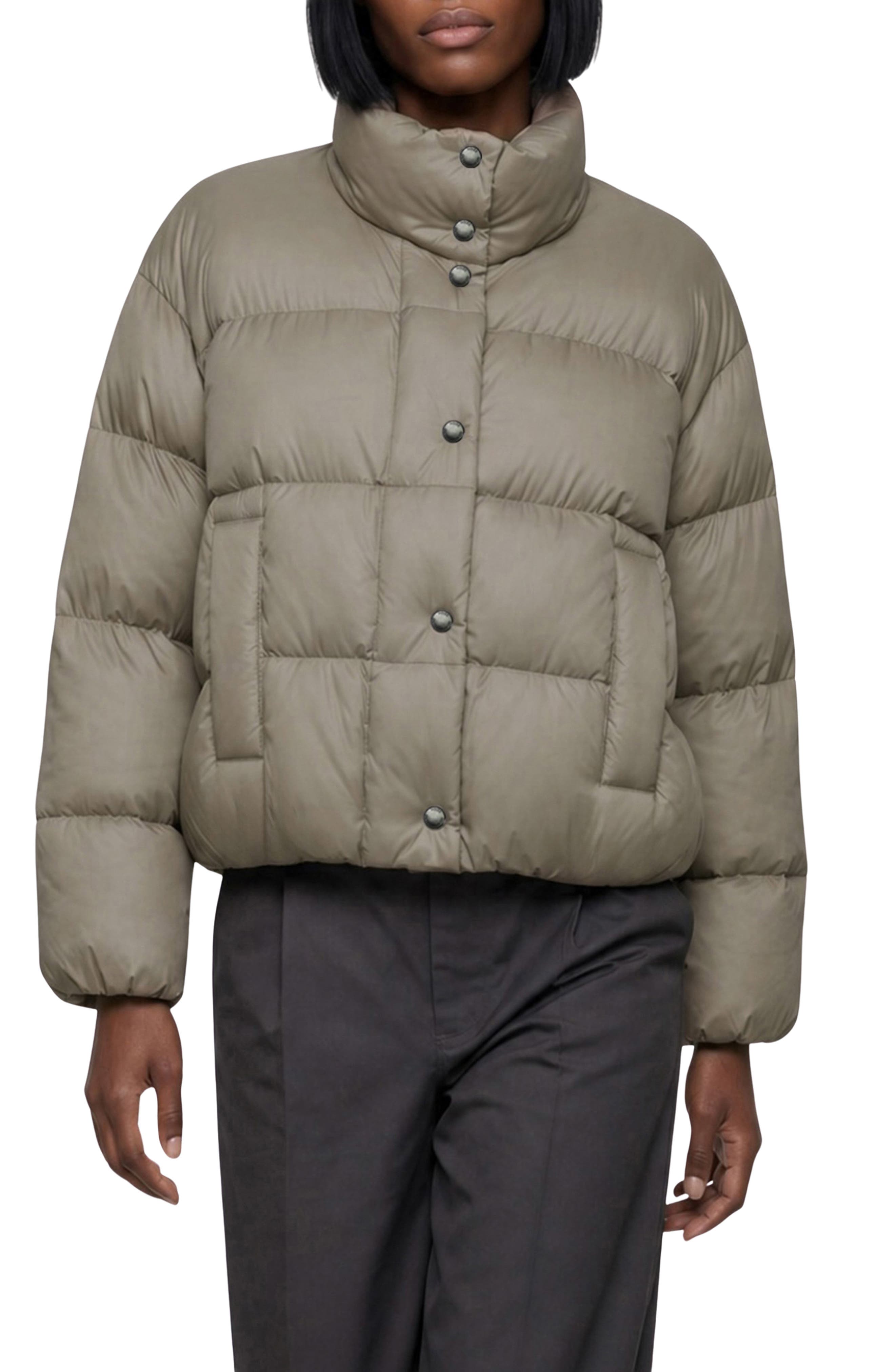 Noemi Crinkled Quilted Puffer Jacket