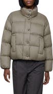 Noize Noemi Crinkled Quilted Puffer Jacket