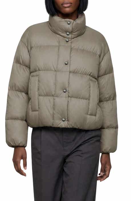 Noemi Crinkled Quilted Puffer Jacket
