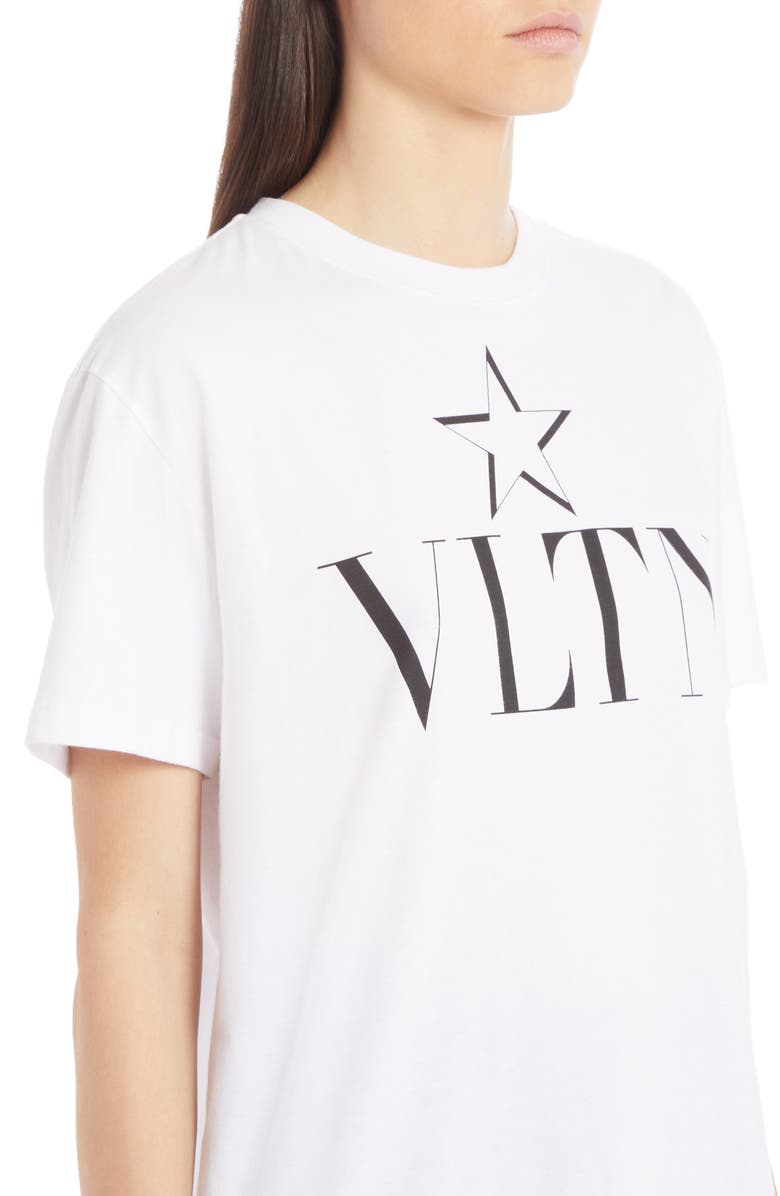 Valentino VLTN Star Cotton Tee, Alternate, color,