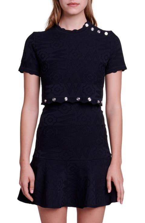 Reveria Two-Piece Knit Minidress