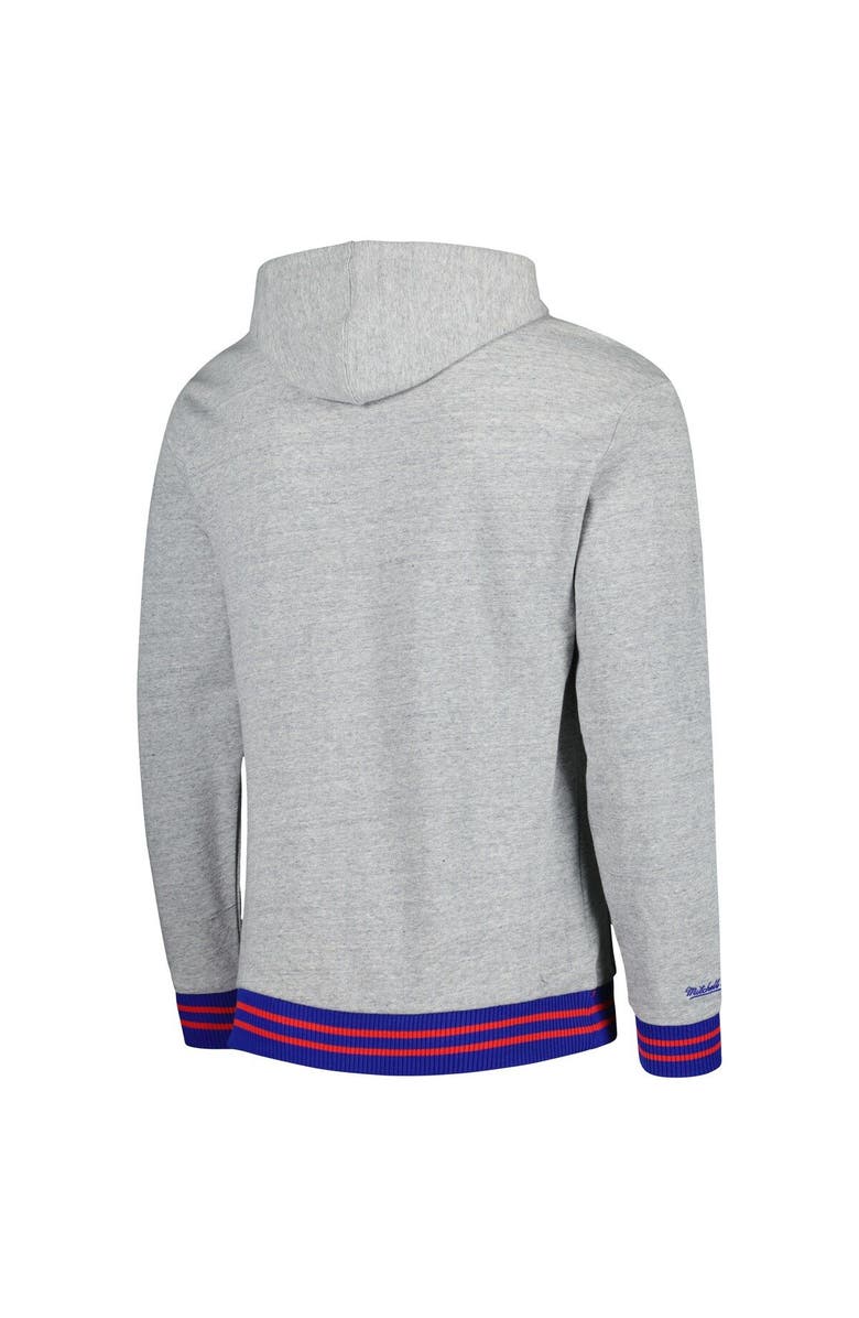 Mitchell & Ness Men's Mitchell & Ness Heather Gray Washington Capitals Classic French Terry Pullover Hoodie, Alternate, color, Heather Gray