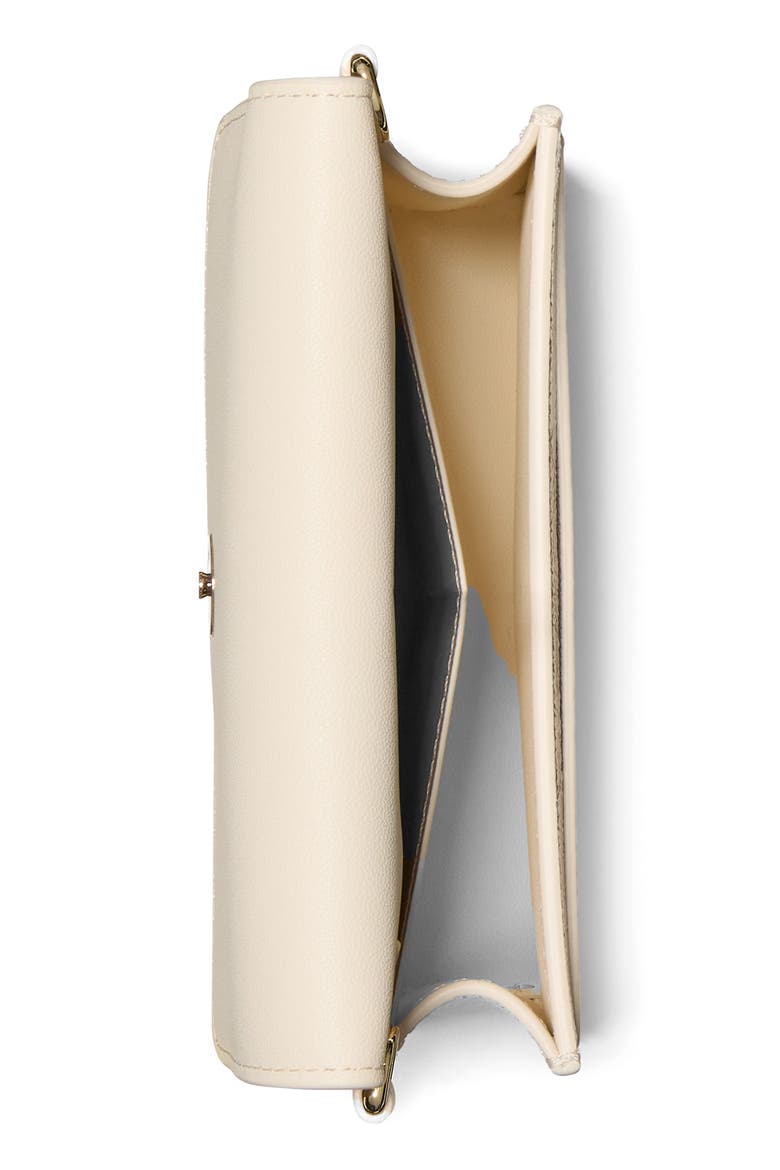 natasha crinkle patent leather mini bag, Alternate, color, CASHEW MILK