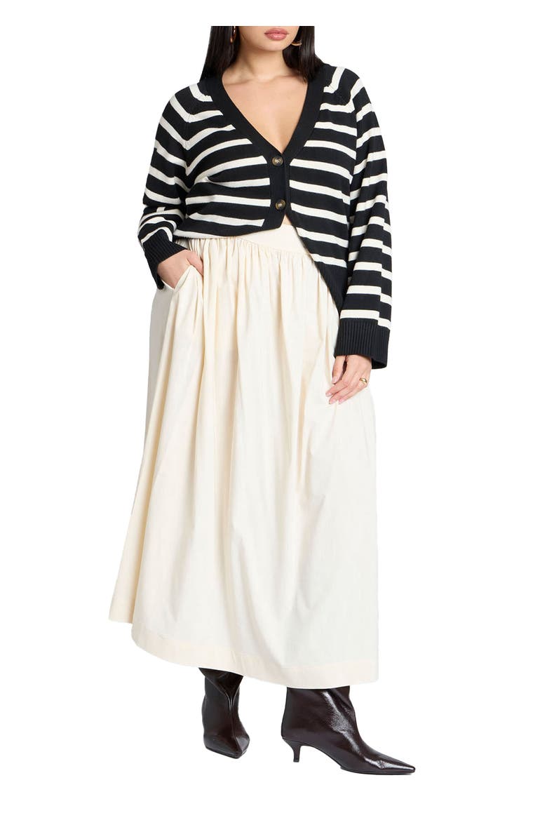 ELOQUII Full Maxi Skirt, Main, color,