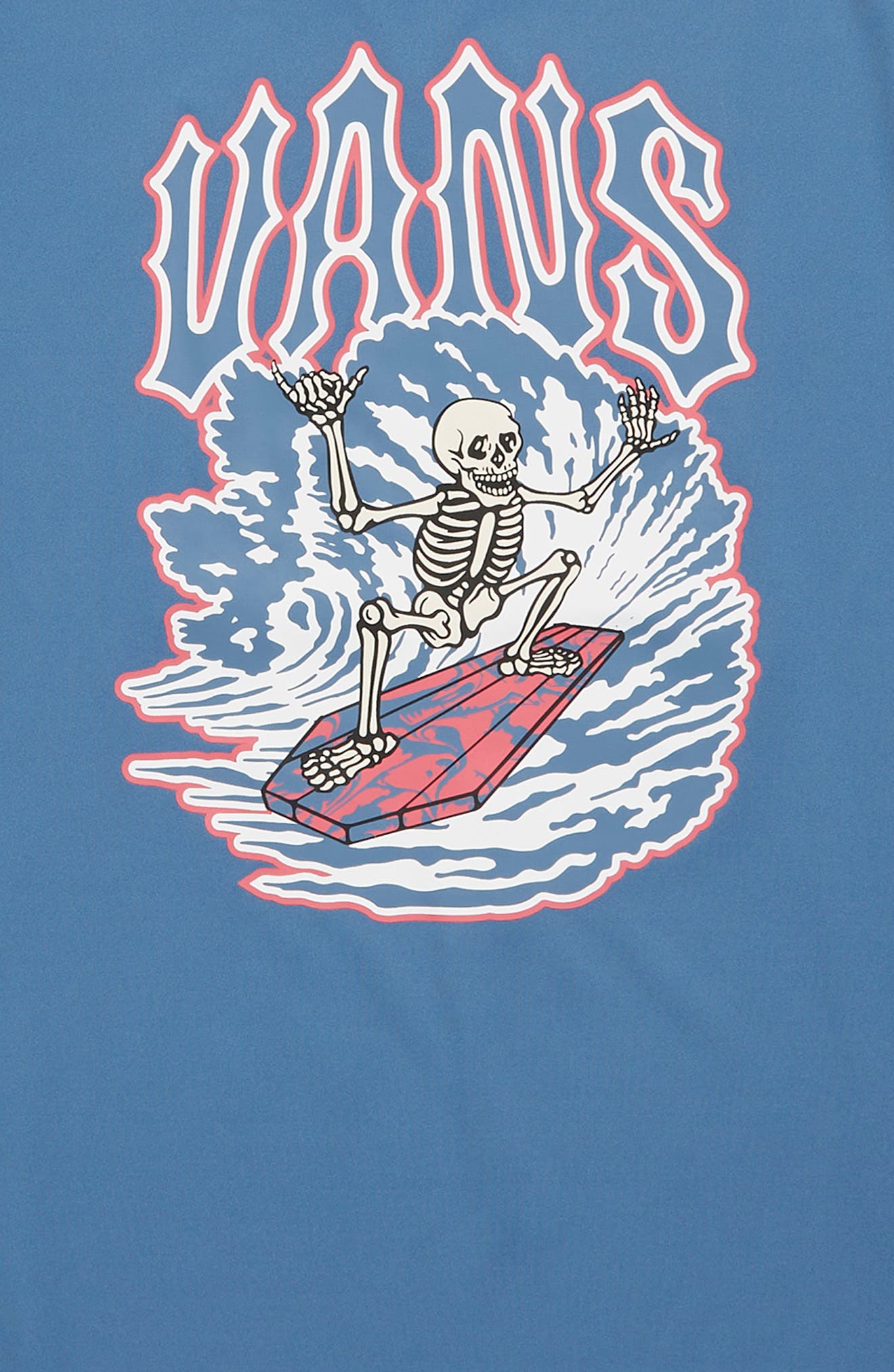Vans Kids' Surfin' Skeleton Short Sleeve Rashguard | Nordstromrack