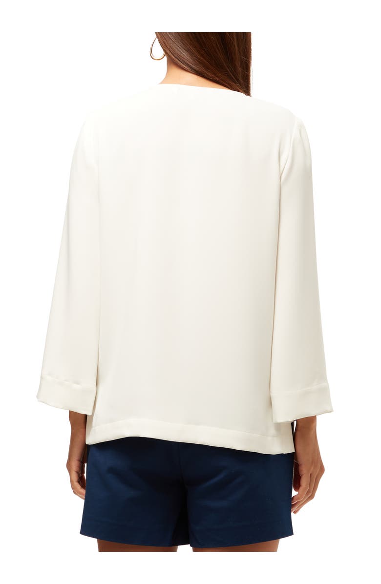 Trina Turk Catamaran Lace Up Top, Alternate, color, 