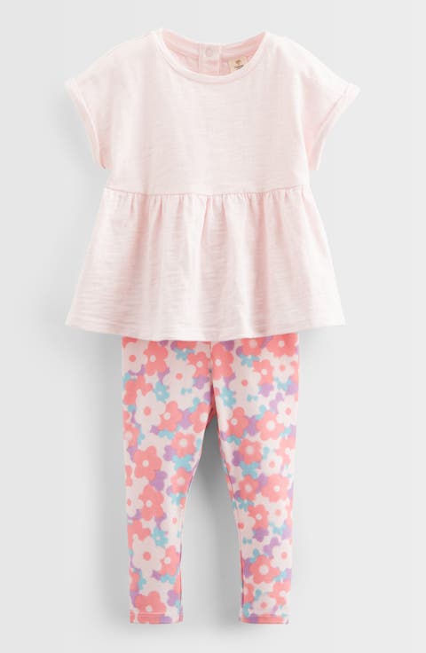 Peplum T-Shirt & Leggings Set (Baby)