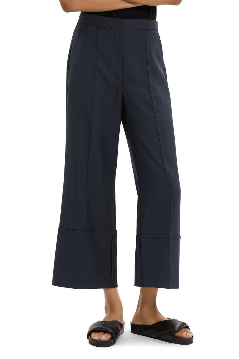 City Cuffed Crop Pants, Main, color, NOCTURNE NAVY