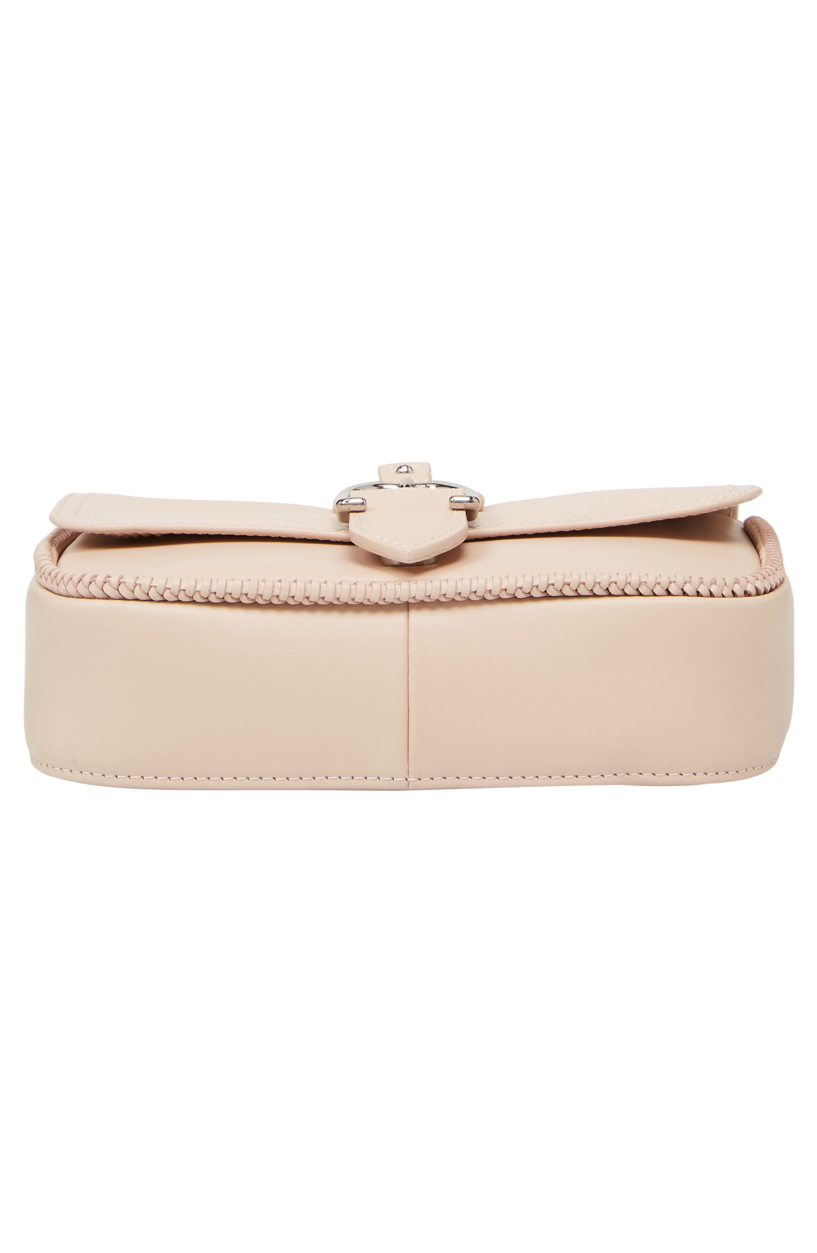 Longchamp Amazone Leather Crossbody Bag, Alternate, color, Powder Pink