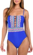 Sunshine 79 Jewel Cutout One-Piece Swimsuit