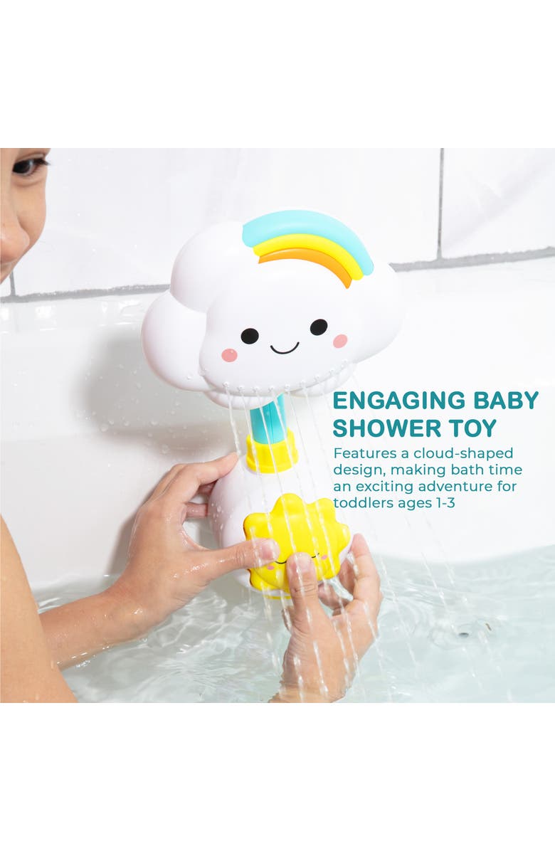 Sperric Interactive Durable Bathtub Slide and Sprayer Toy Set, Alternate, color, Multicolor