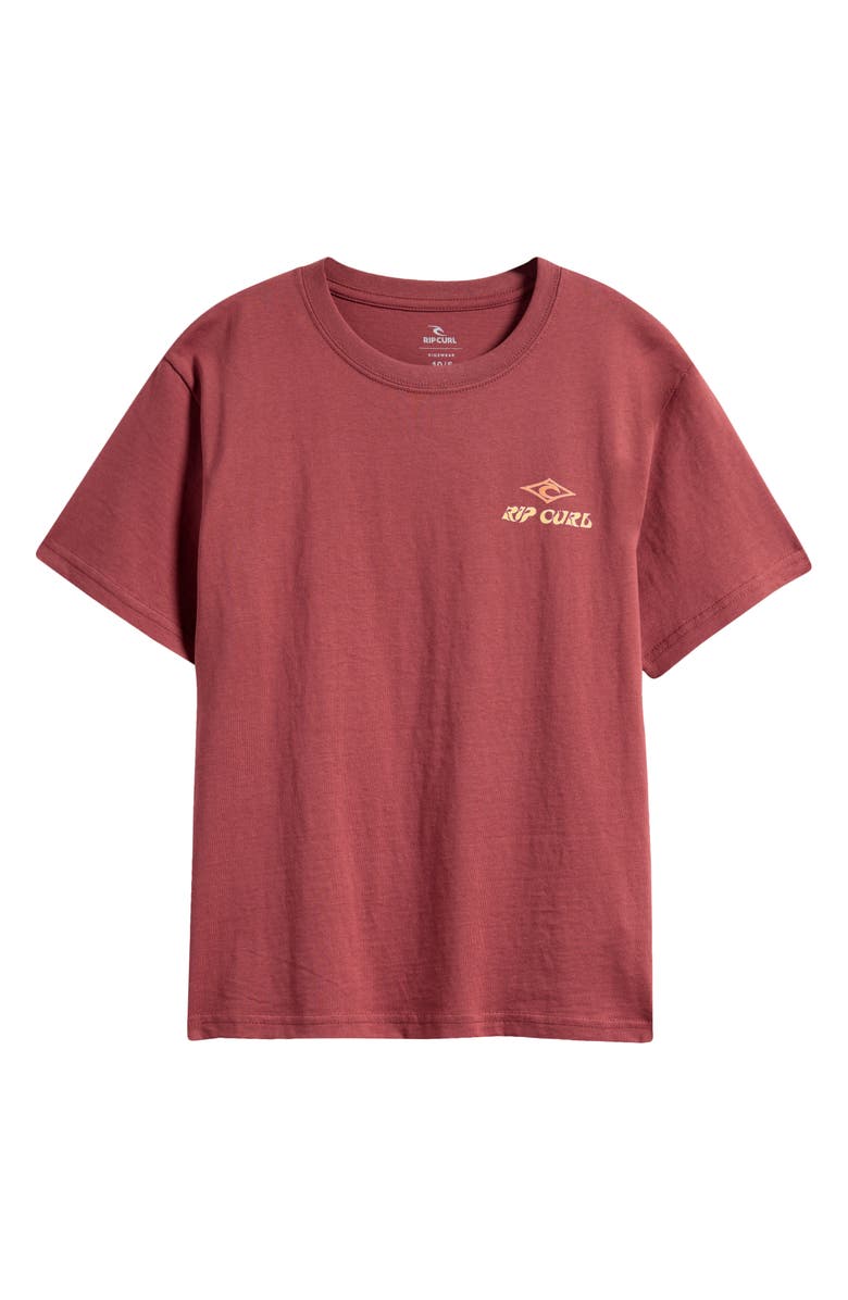 Rip Curl Kids' Sasha Cotton Graphic T-Shirt, Main, color, Apple Butter