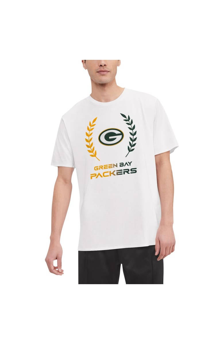 Tommy Hilfiger Men's Tommy Hilfiger White Green Bay Packers Miles T-Shirt, Alternate, color, 