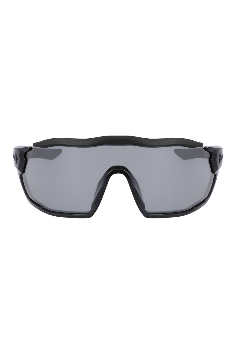 Show x Rush 58mm Shield Sunglasses, Main, color, ANTHRACITE/ SILVER FLASH