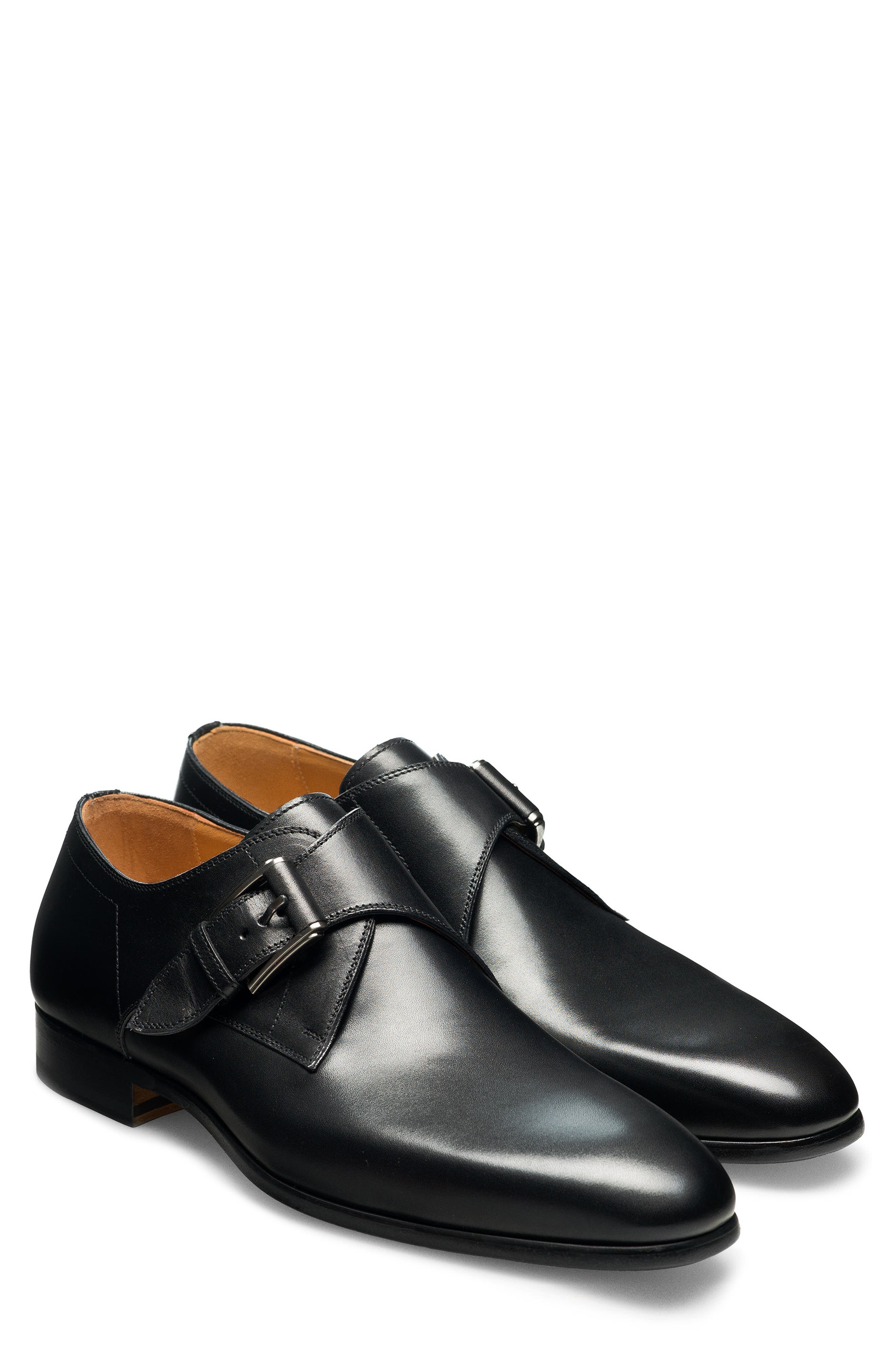 Magnanni Mansfeld Monk Strap Shoe, Main, color, 