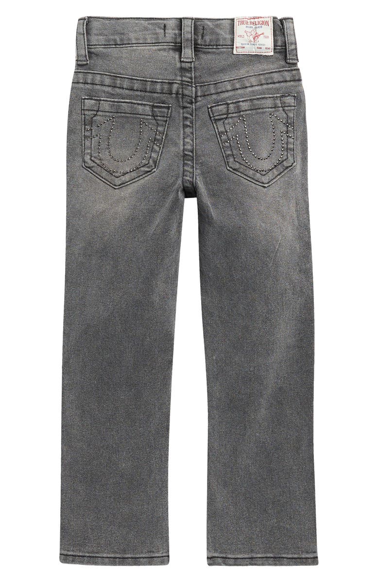 True Religion Kids' Studded Pocket Denim Jeans, Alternate, color, Iron Grey