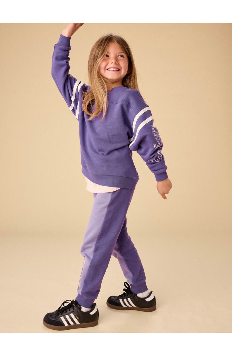 Tea Collection Sporty Dragon Sleeve Popover, Alternate, color, Ultraviolet