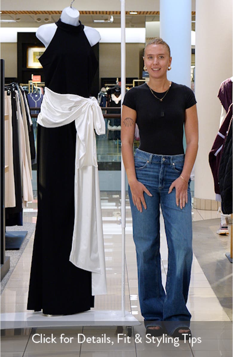 Sarity Bow Sleeveless Gown, sales video thumbnail