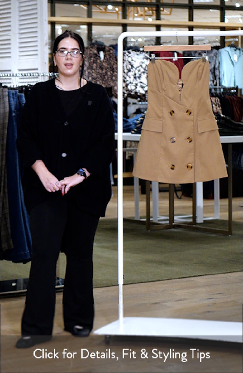 Lility Button Front Minidress, sales video thumbnail