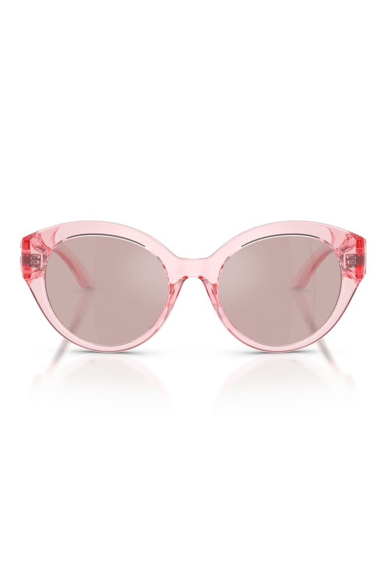Kids' 47mm Small Butterfly Sunglasses, Main, color, PINK / VIOLET MIRROR SILVER