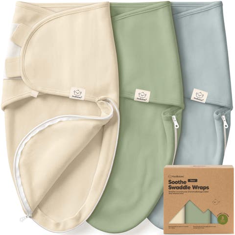3-Pack Soothe Zippy Swaddle Wrap