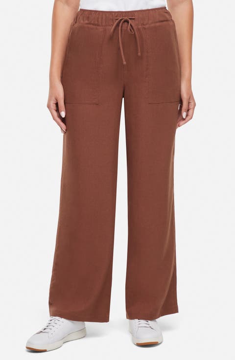 Linen Wide Leg Pants