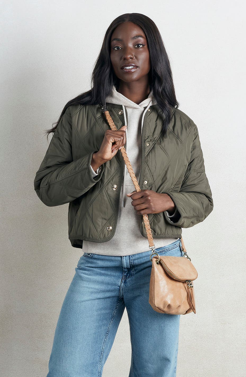 Fern Leather Zip Flap Crossbody Bag, Alternate, color, WHISKEY