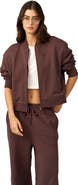 Gottex Beach Life Cozy Coast Airport Bomber Sweatshirt