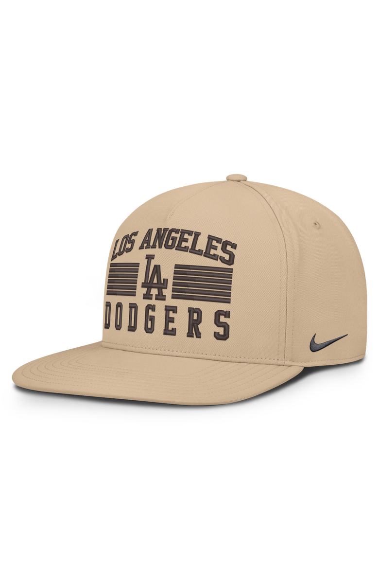 Men's Nike  Khaki Los Angeles Dodgers Desert Pro AeroBill Dri-FIT Snapback Hat, Main, color, Khaki