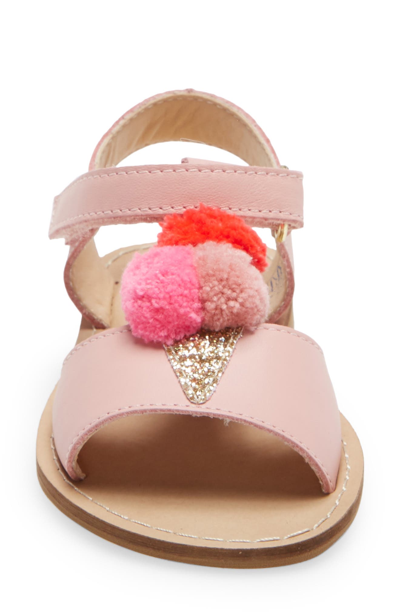Appliqué Sandal, Alternate, color, PINK LEMONADE ICE CREAM