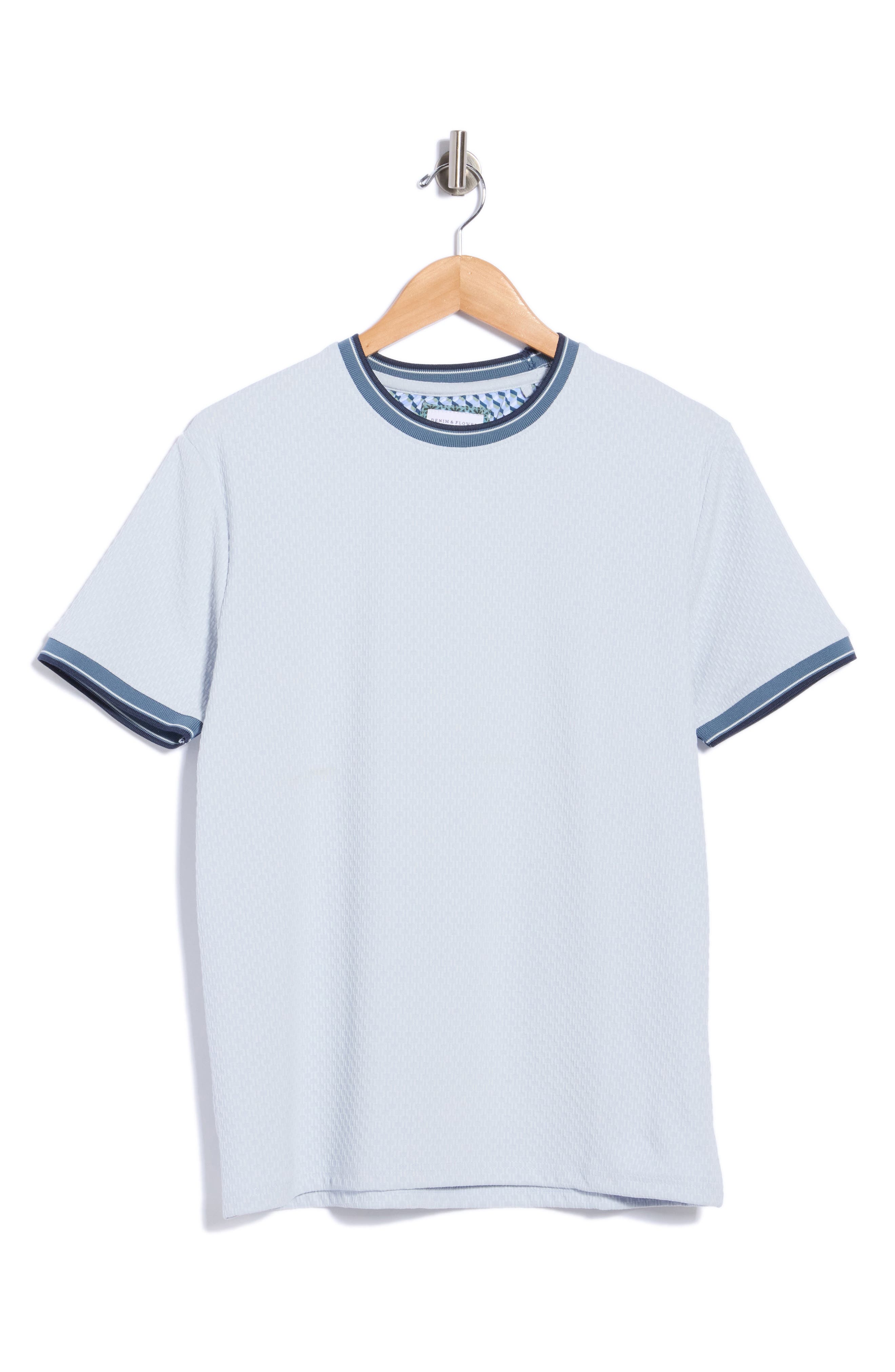 Tipped Textured T-Shirt