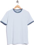 DENIM AND FLOWER Tipped Textured T-Shirt