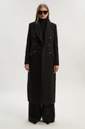 Karen Millen Double Breasted Tailored Midi Coat