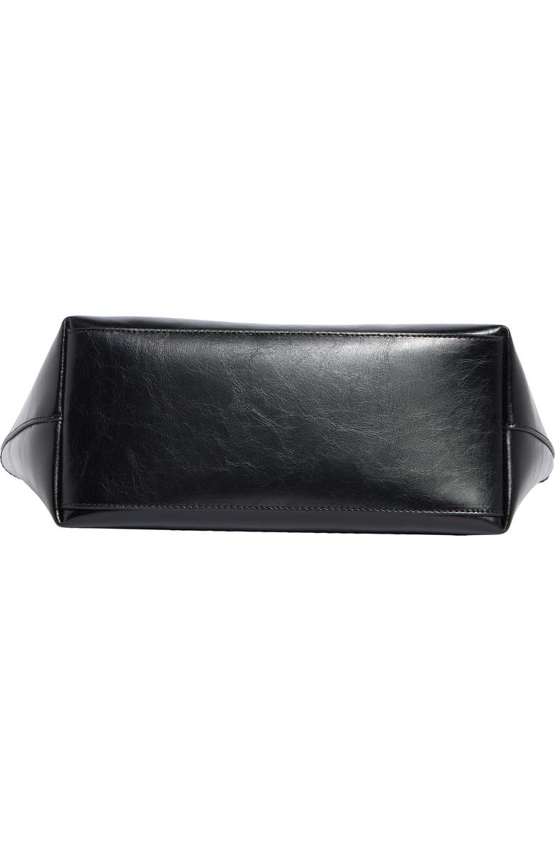 Off-White Classic Day Off Small Leather Tote, Alternate, color, Black