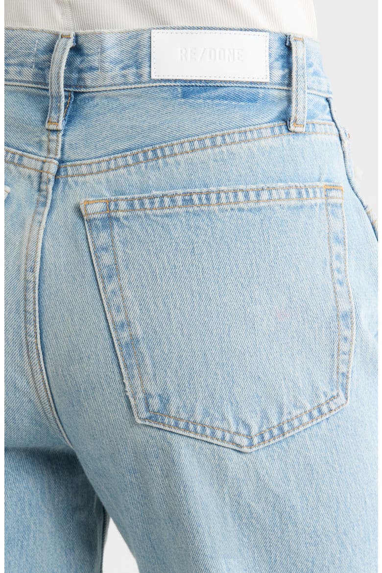 '90s High Waist Ripped Jeans with Bandana Belt, Alternate, color, SILVER SPRINGS