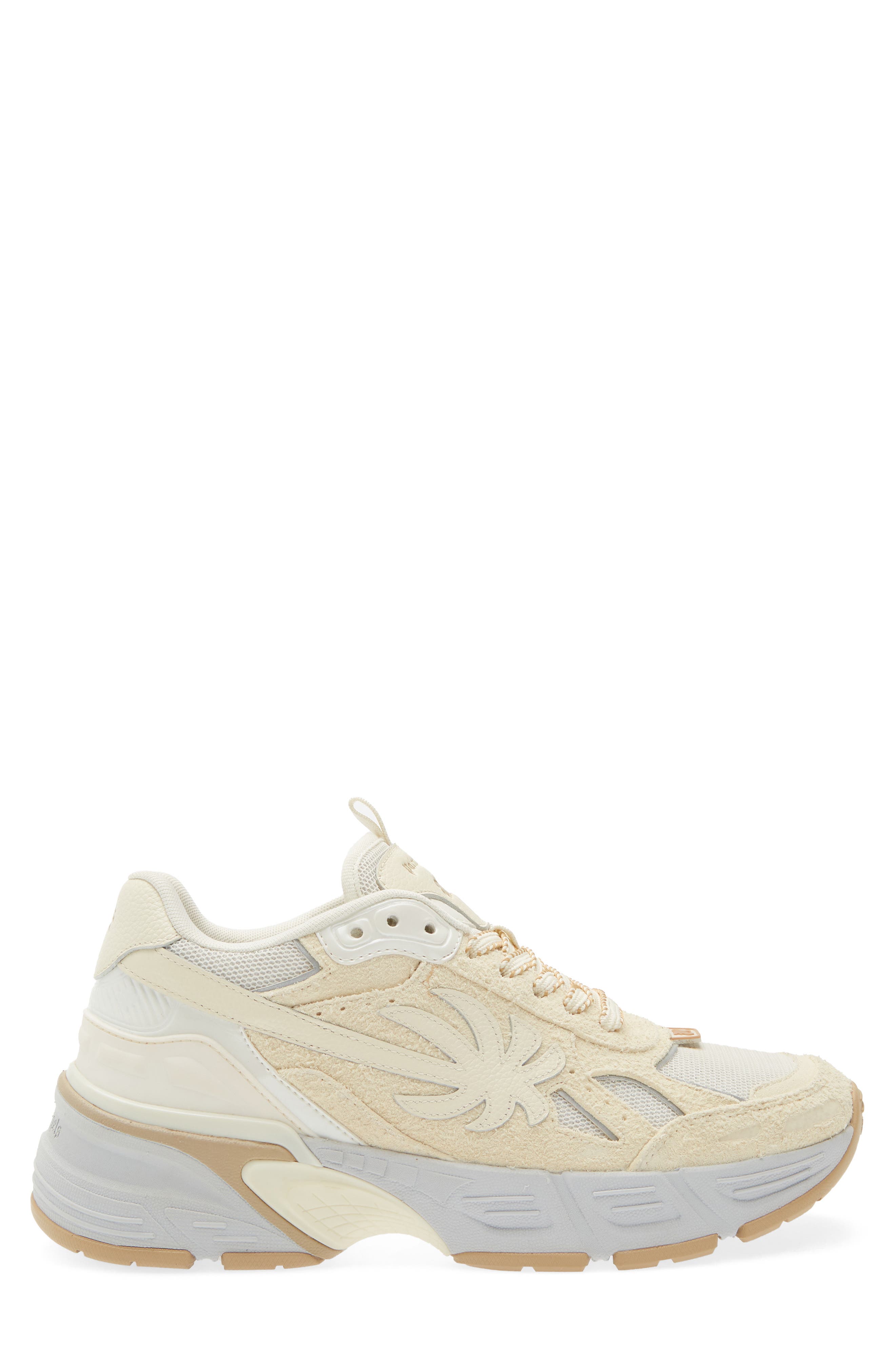 Palm Angels The Palm Runner Sneaker, Alternate, color, Beige