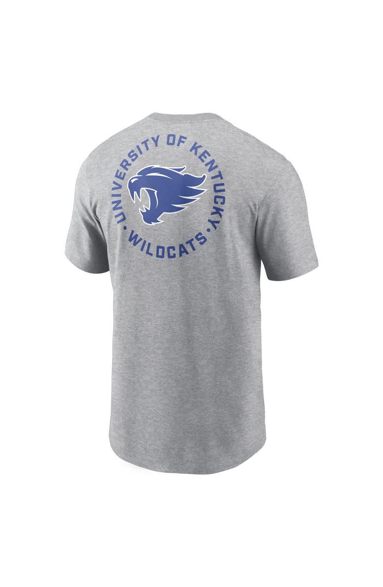 Nike Men's Nike Heather Gray Kentucky Wildcats Campus 2-Hit T-Shirt, Alternate, color, Heather Gray