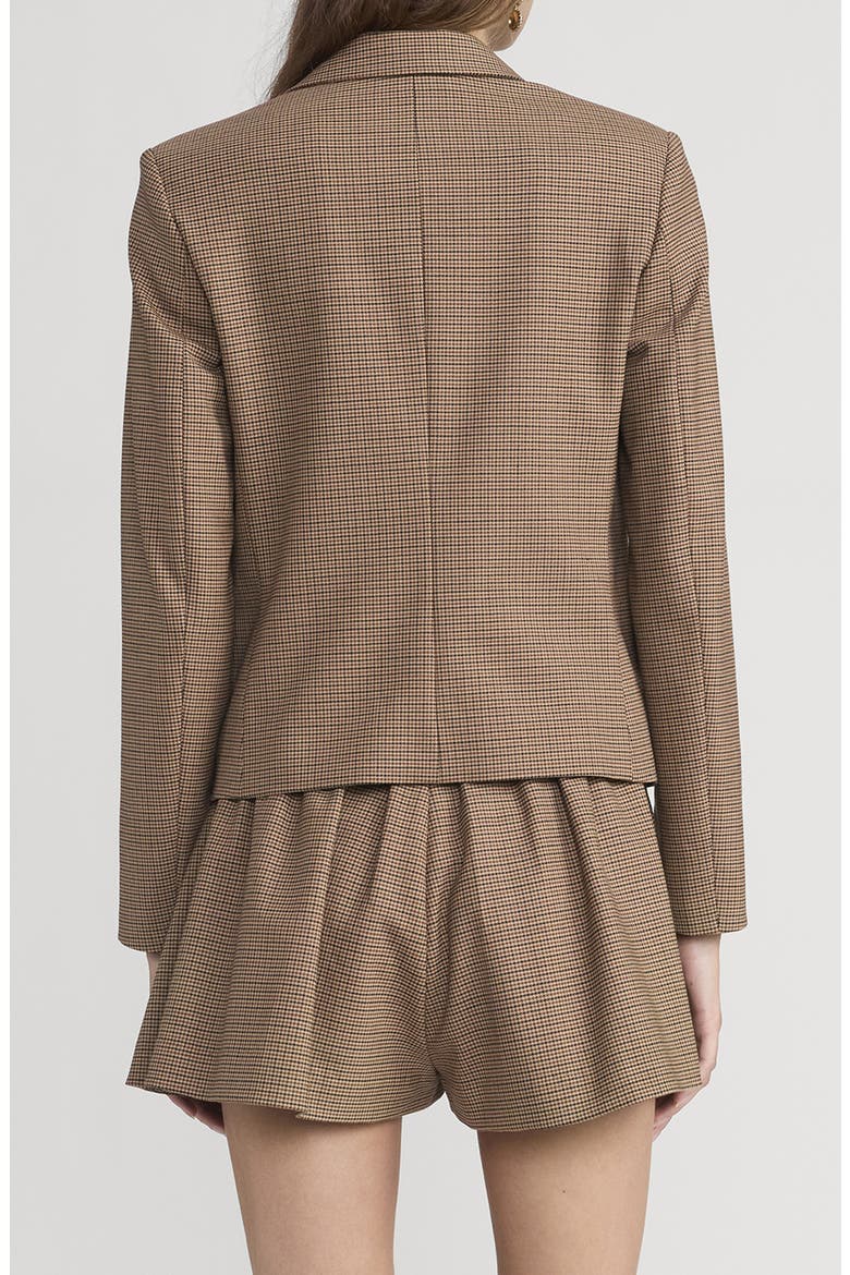 The Plaid Smart Blazer, Alternate, color, BROWN MULTI
